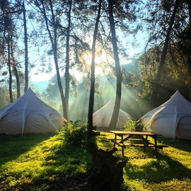 A Brief History Of Camping & Glamping - Lotus Belle Tents UK