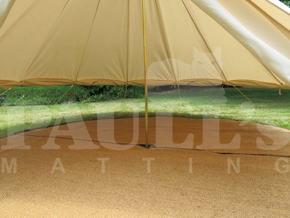 Coir Matting / Half - moon 5m (16ft) - Lotus Belle Tents UK